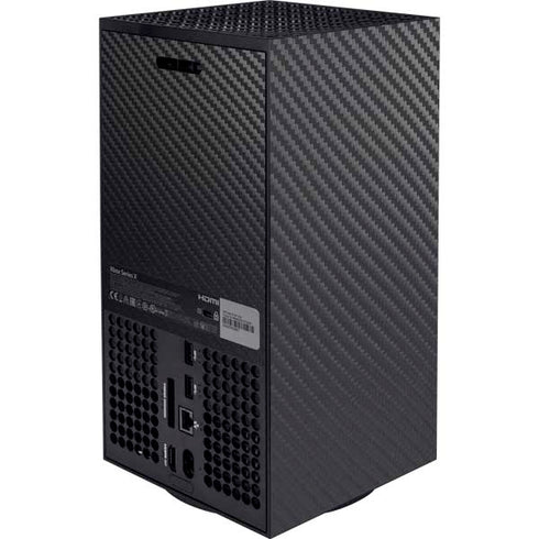 Black Carbon Fiber Specialty Texture Material Xbox Series X Bundle Skin